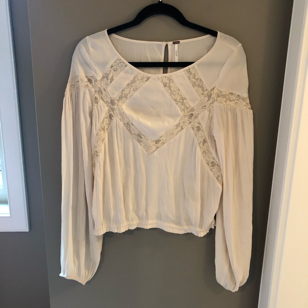 FREE people lace blouse